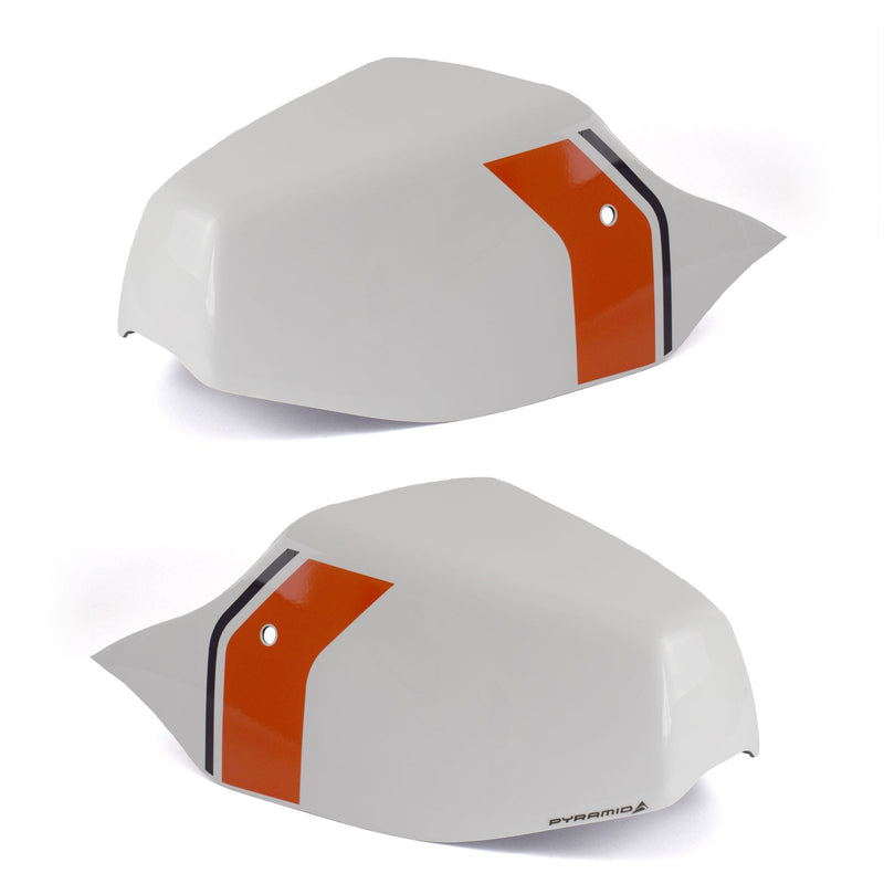 Pyramid Decals For Yamaha XSR 900 Seat Cowl Red Set