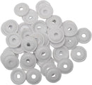 Round Digger Aluminum Support Plates White - 8 MM
