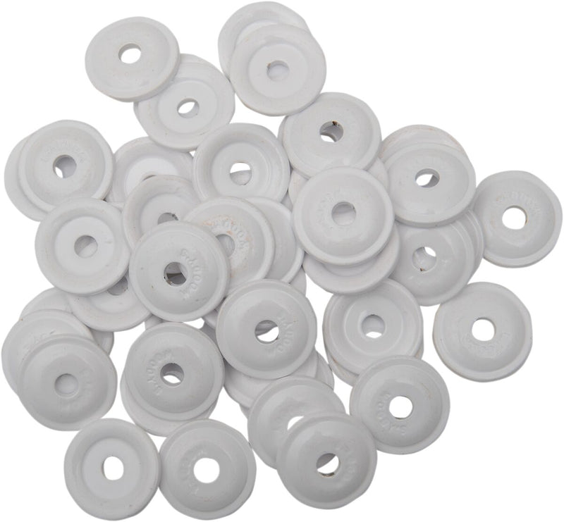 Round Digger Aluminum Support Plates White - 8 MM