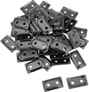 Double Digger Aluminum Support Plates Black - 8 MM