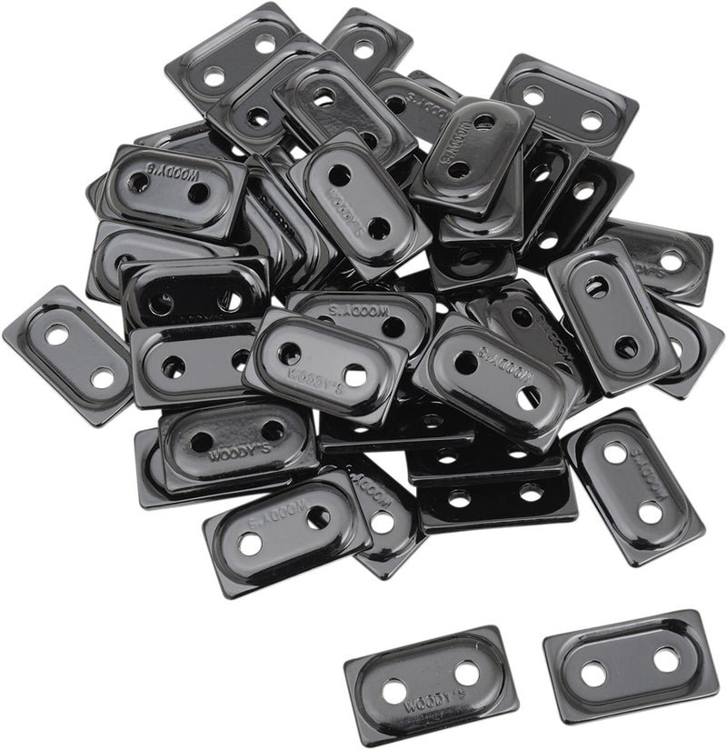 Double Digger Aluminum Support Plates Black - 8 MM