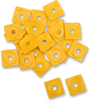 Square Digger Aluminum Support Plates Yellow - 8 MM
