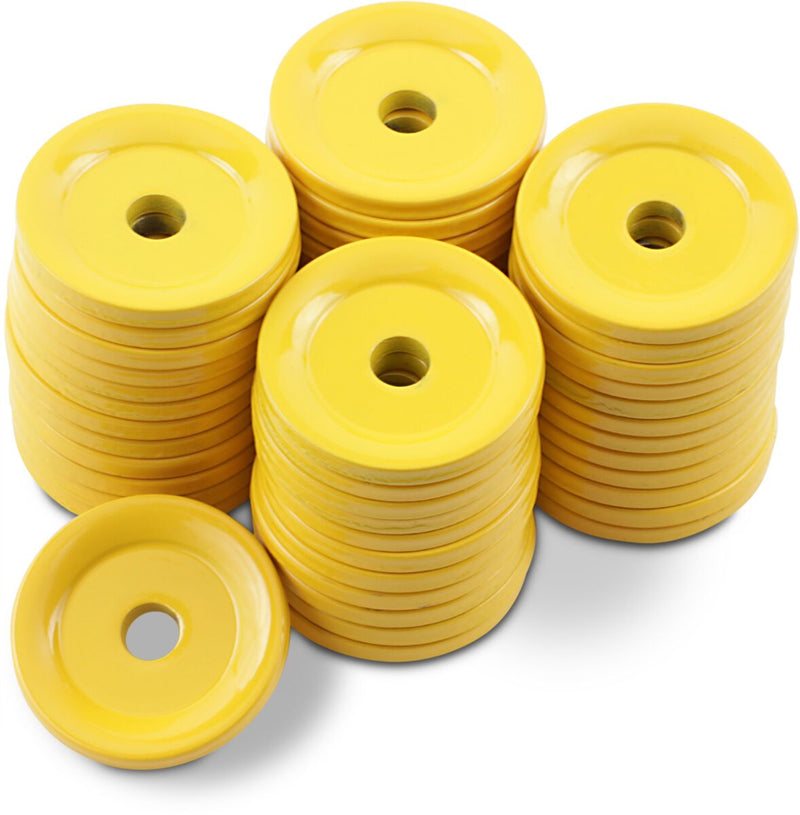 Grand Digger® Support Plates Powder Coated / Yellow