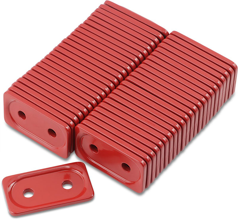 Grand Digger® Support Plates Powder Coated / Red