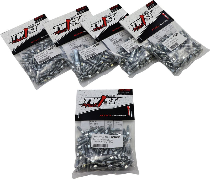 Twist Tire Screws Zinc