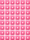 Square Digger Aluminum Support Plates Pink - 8 MM