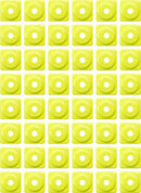 Square Digger Aluminum Support Plates Hi Vis - 8 MM