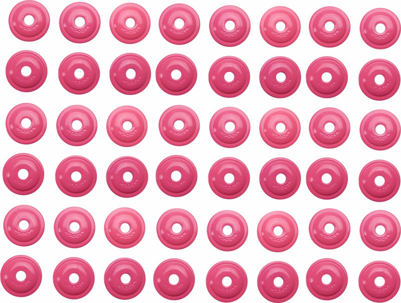 Round Digger Aluminum Support Plates Pink - 8 MM