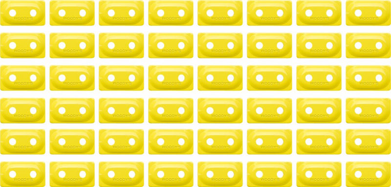 Double Digger Aluminum Support Plates Hi Vis - 8 MM