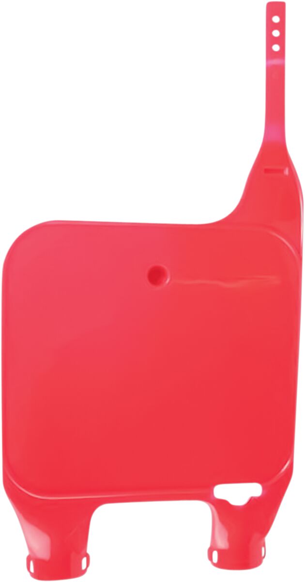 Replacement Front Number Plate Fluorescent Red For Honda CR 125 R