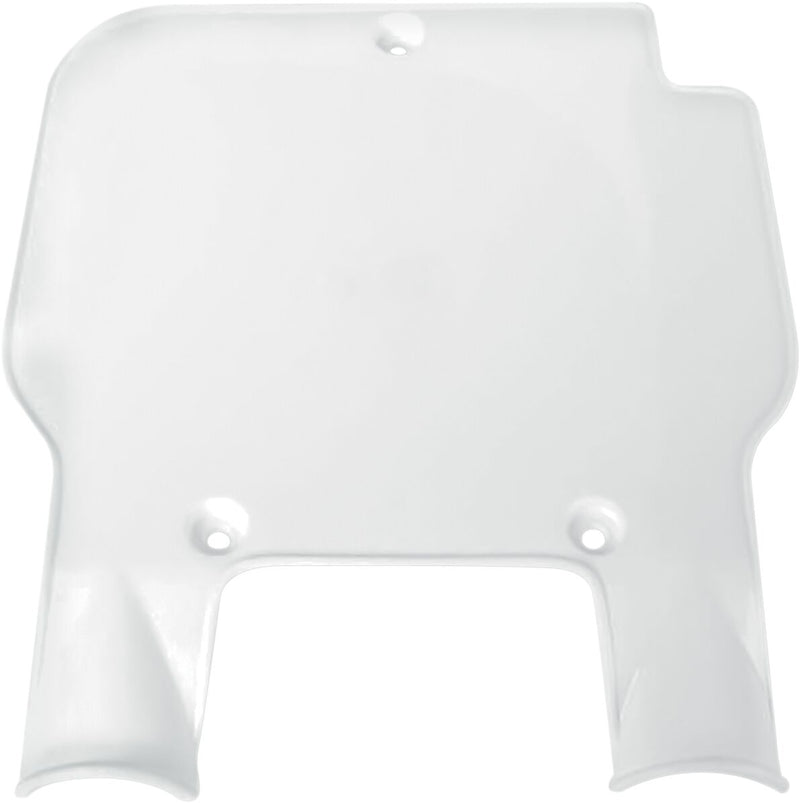 Replacement Front Number Plate White For Kawasaki KX 125 G