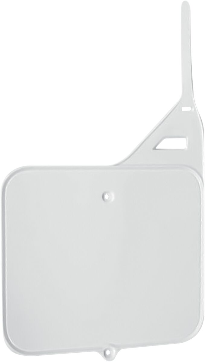 Replacement Front Number Plate White For Suzuki RM 125 87-95