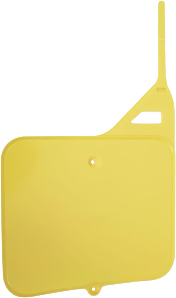 Replacement Front Number Plate Yellow For Suzuki RM 125 87-95