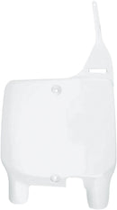 Replacement Front Number Plate White For Suzuki RM 125 99-00