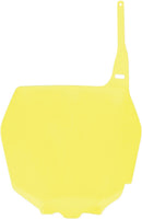 Replacement Front Number Plate Yellow For Suzuki RM 125