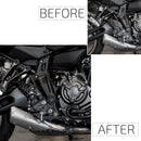 3D Motorcycle Stickers - Heel Pads For Yamaha Tracer 7 / 7GT 2021>2024