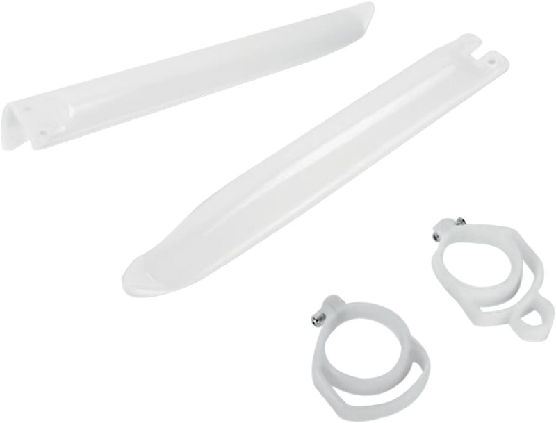 Kawasaki Fork Tube Protectors White For Kawasaki KX 125 K