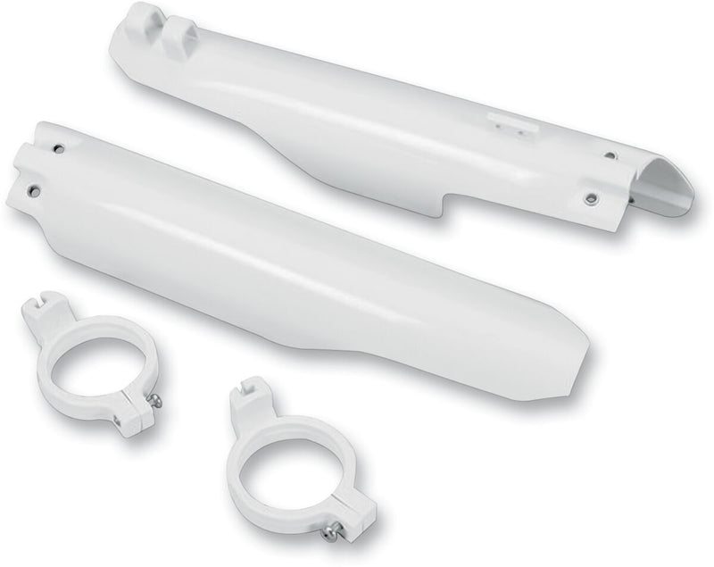 Suzuki Fork Tube Protectors White For Suzuki RM 125