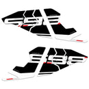 3D Motorcycle Stickers - Tank Sides For Ducati Hypermotard 698 Mono 2024>2026
