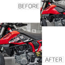 3D Motorcycle Stickers - Tank Sides For Ducati Hypermotard 698 Mono 2024>2026