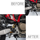 3D Motorcycle Stickers - Heel Pads For Ducati Hypermotard 698 Mono 2024>2026