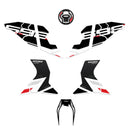3D Motorcycle Stickers - Basic Kit For Ducati Hypermotard 698 Mono 2024-2026