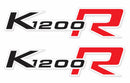 3D Motorcycle Stickers - Lettering For BMW K 1200 R 2005-2008