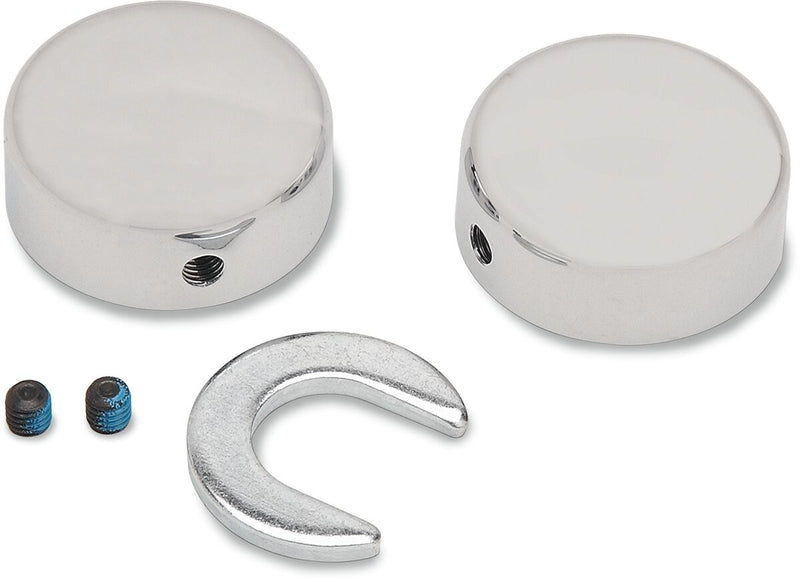 Swingarm Pivot Bolt Covers Chrome | Vendor No 16-0206