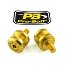 Spools Gold For Kawasaki ER-6F 650 2012-2016 - M10 X 1.25