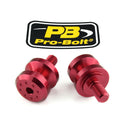 Spools Red For Kawasaki ER-6F 650 2012-2016 - M10 X 1.25