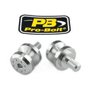Spools Silver For Kawasaki ER-6F 650 2012-2016 - M10 X 1.25