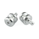 Spools Silver For Aprilia CAPONORD 1200 ABS 2013-2016 - M6 X 1.0