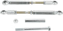 Rear Shock Drop Bracket Lowering Kit Silver For Yamaha XV 1600 A 1999-2003
