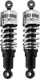 Slammer Shocks Chrome For Harley Davidson XL 1200 C 1996-2003 - 10.5 Inch