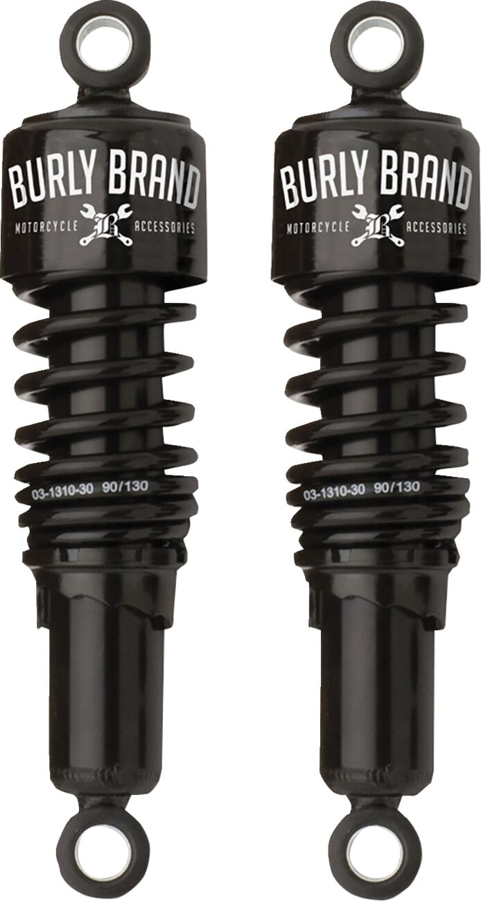 Slammer Shocks Black For Harley Davidson XL 1200 C 1996-2003 - 10.5 Inch