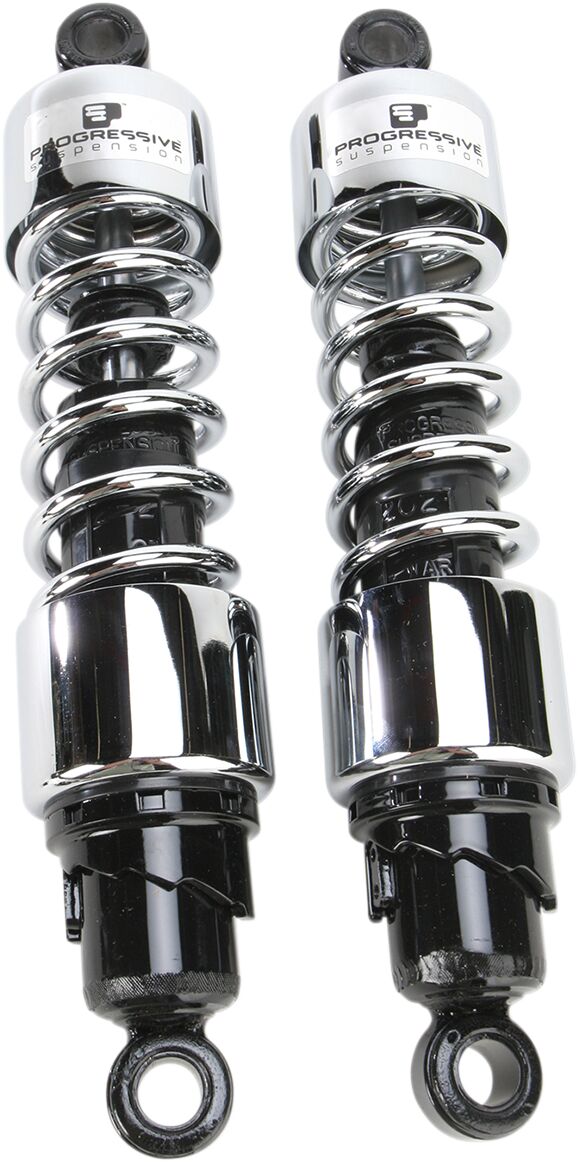 412 Series Cruiser Shocks Chrome For Honda VF 700 C 1985-1986 - 13 Inch