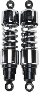 412 Series Cruiser Shocks Black / Chrome For Honda VF 500 C 1984-1985 - 12 Inch