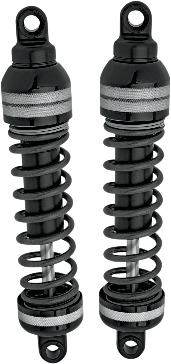 944 Ultra Touring / Low Shocks Black / Grey For Harley Davidson FLH 1340 1984 - 13 Inch