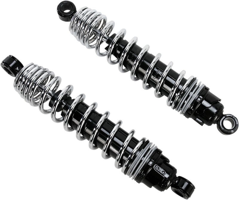 412 Cruise Series Shocks Black / Chrome - 12.50 Inch