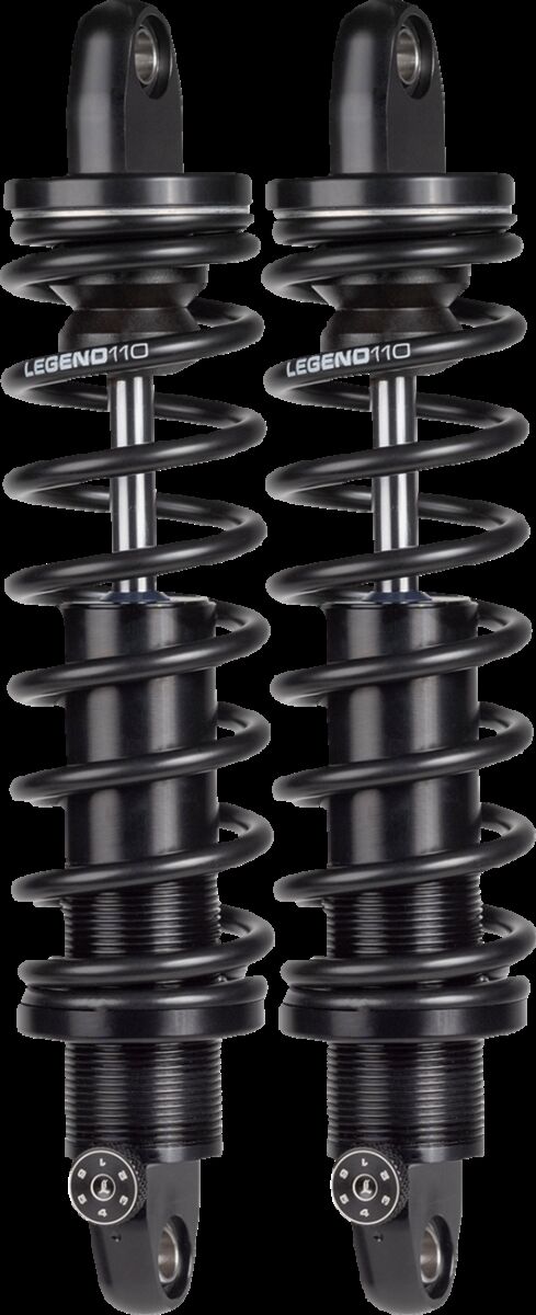 REVO-A Coil Suspension For Dyna Models Anodized / Black For Harley Davidson FLD 1690 2012-13 - 356.00 MM