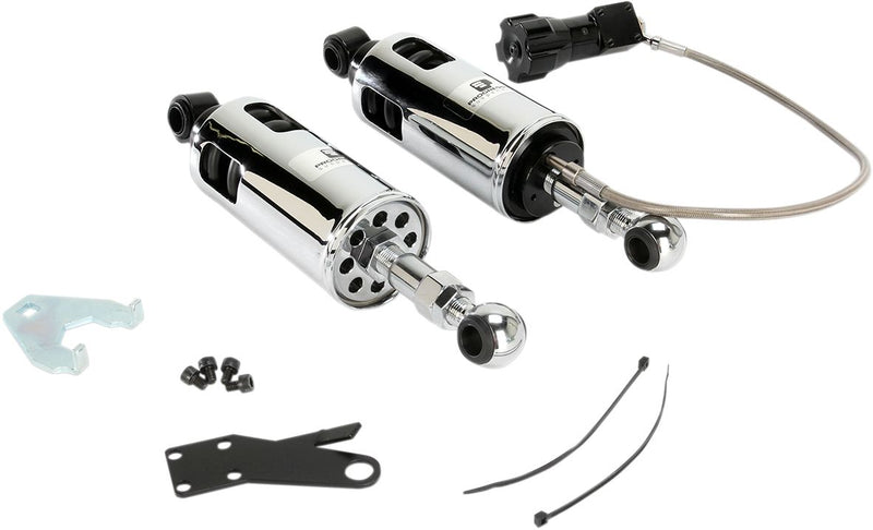 422 Series Shocks With Remote Adjustable Preload Chrome For Harley Davidson FXSTSB 1340 1995-1997
