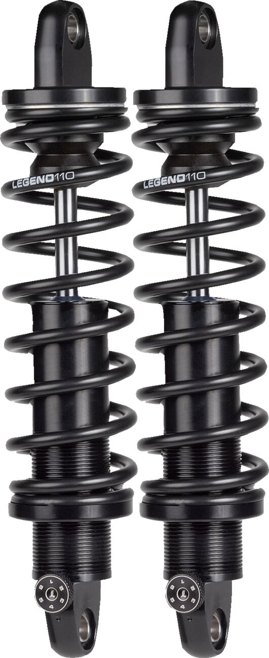 REVO-A Adjustable Trike Coil Suspension Anodized / Black For Harley Davidson FLHT 1750 ABS 2021-2022 - 330.00 MM