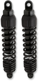 444 Series Shocks Black For Harley Davidson FLHR 1340 1994-1998 - 13 Inch