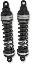 944 Ultra Touring / Low Shocks Black / Grey For Harley Davidson FLHR 1340 1994-1998 - 13 Inch