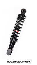 High Performance Series Scooter Shock Absorber Black For CPI ARAGON 50 2007-2011 - 22.00 MM