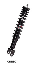 High Performance Series Scooter Shock Absorber Black For Vespa PX 125 2011-2017 - 22.00 MM