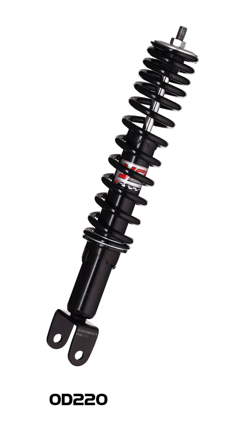 High Performance Series Scooter Shock Absorber Black For Vespa PX 125 2011-2017 - 22.00 MM
