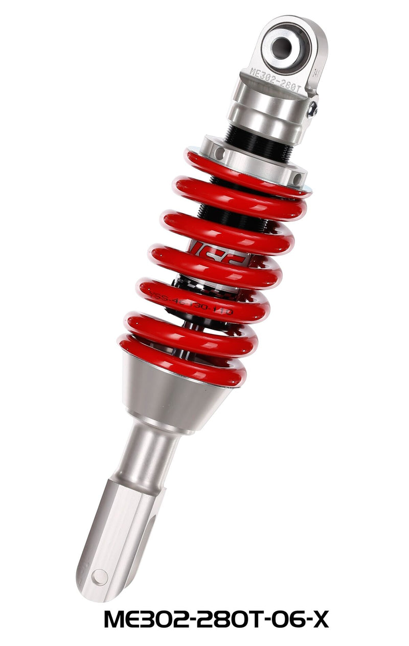 Emulsion Gas Shock Black / Red / Silver For Aprilia AF1 125 1988-1992 - 30.00 MM