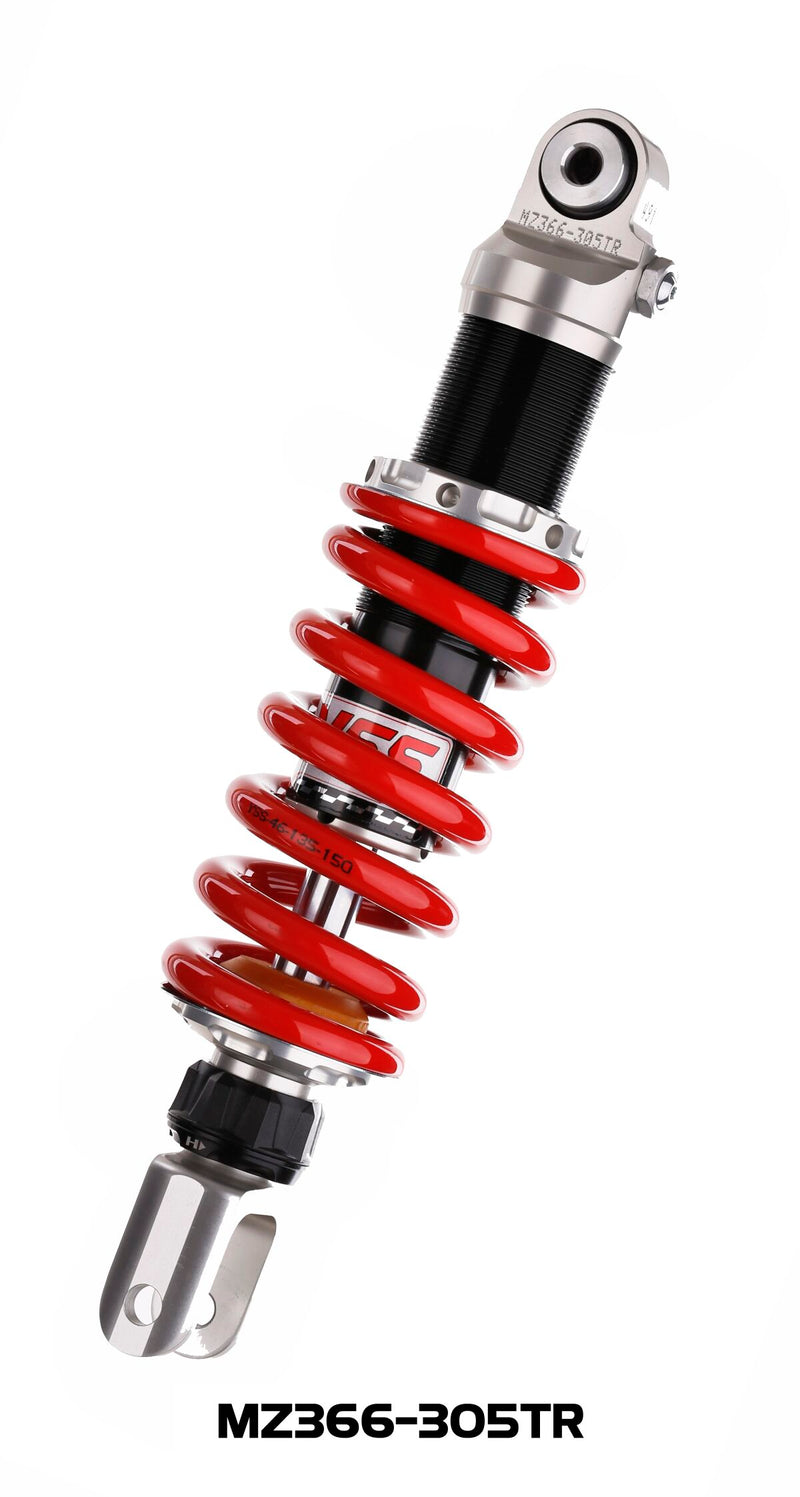 Emulsion Mono Gas Shock Black / Red / Silver For Suzuki GSF 1200 1996-2000 - 36.00 MM