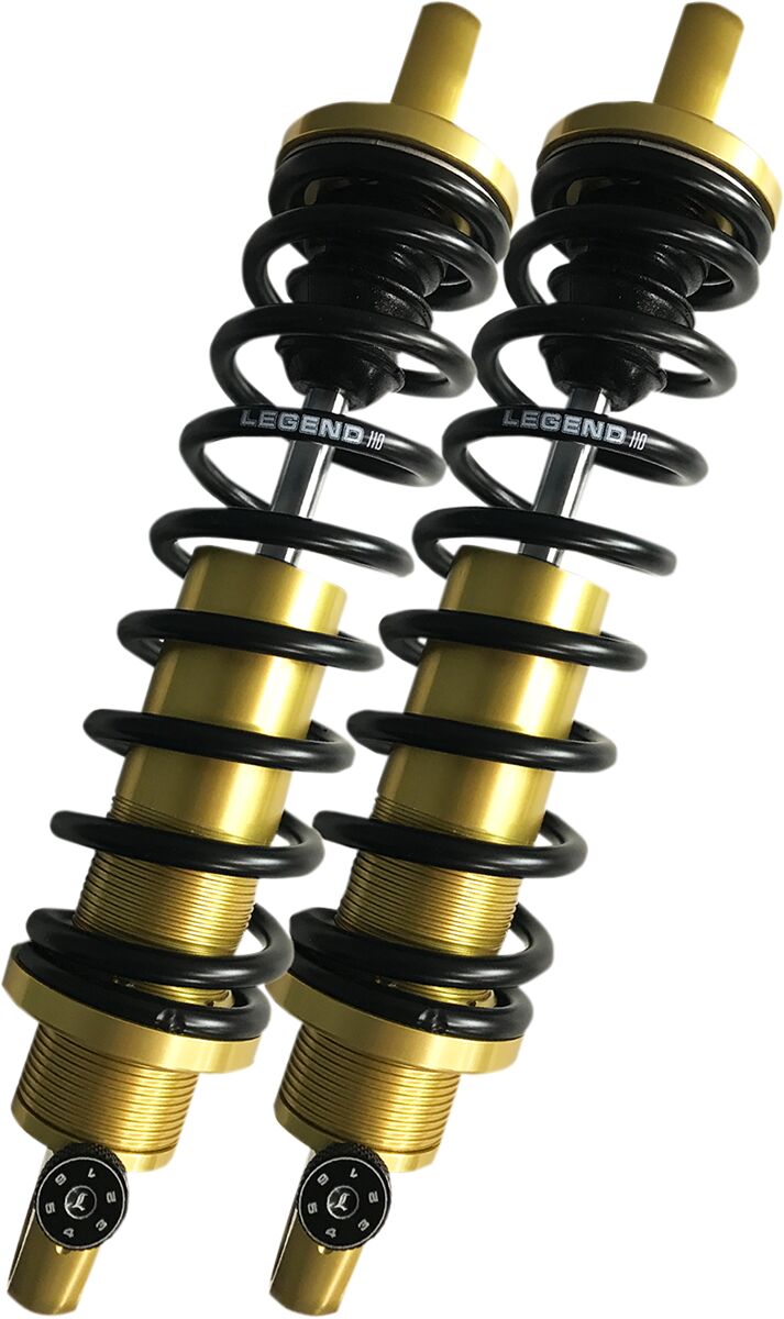 REVO-A Adjustable XL Coil Suspension Anodized / Gold For Harley Davidson XL 1200 C 2004-2020 - 305.00 MM